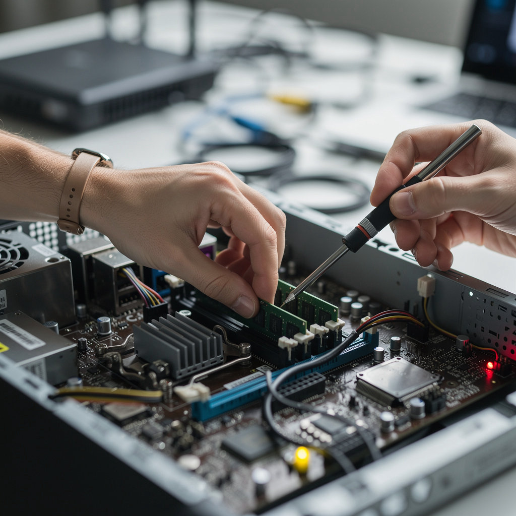 Computer Geek 911 technician resolving urgent laptop and data recovery emergencies in San Diego