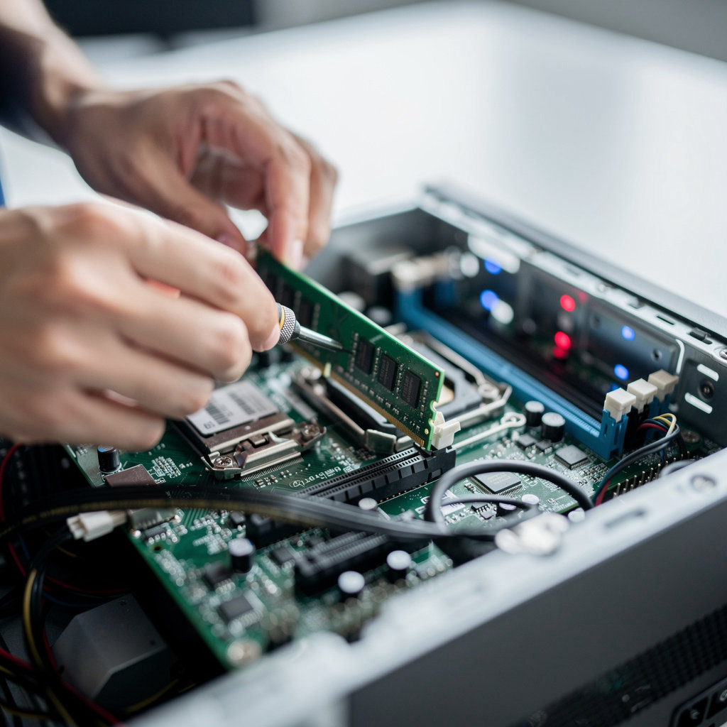 Computer Geek 911 technician providing expert laptop and PC repair services in San Diego